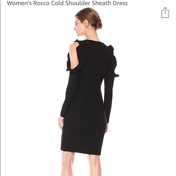 Black Halo Rocco Cold Shoulder Sheath Dress - Picture 3 of 3